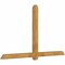 Ekena Millwork Eugene Rough Sawn Timber Gable Bracket, Western Red Cedar, 84"W x 49"H x 4"D x 4"F, 14/12 Pitch GBW084X49X0404EUG00RWR - alternate 3